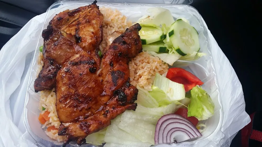 Half Rice Half Salad